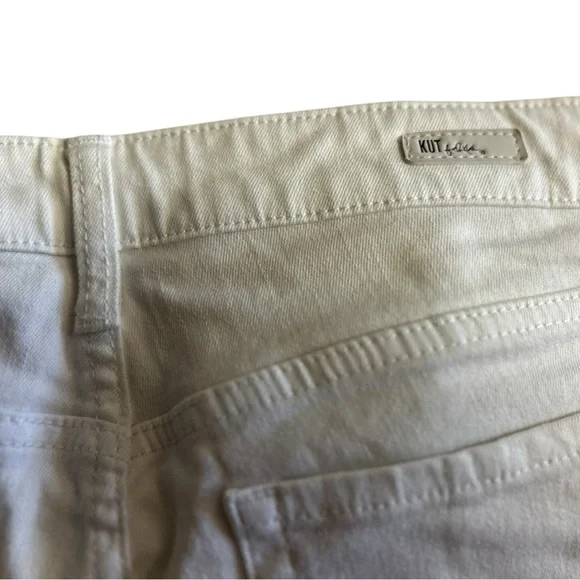 Kut Women's White Denim Cut-Off Shorts Frayed Hem Size 2 Casual - Picture 11 of 11
